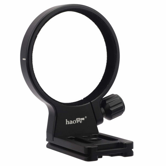 Picture of Haoge LMR-N240 Tripod Mount Ring for Nikon nikkor Z 24-200mm F4-6.3 VR Lens Z Mount Mirrorless Cameras Lens Collar Replacement Foot Stand Base Built-in Arca Type Quick Release Plate