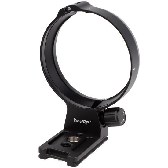 Picture of Haoge LMR-RF150 Lens Collar Tripod Mount Ring for Canon RF100-500mm F4.5-7.1 L is USM Lens Stand Base Canon RF-Mount Built-in Arca Type Quick Release Plate