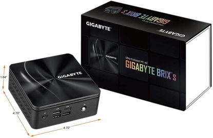 Picture of Gigabyte BRIX GB-BRR7H-4800-BWUS Ultra Compact PC Kit (AMD Barebone AMD, Include AMD RYZEN R7-4800U CPU)