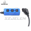 Picture of SZJELEN Metal Triple P-TAP D-tap Splitter,D-tap to 3ports D-tap P-tap Splitter Cable for Photography Power,Dtap Three-Way Splitter (Blue)