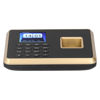 Picture of Biometric Fingerprint Time Clock, TFT Display Face Recognition Attendance Machine Time Clock Access Control Suitable for Office, Factory, Company(black gold, Transl)
