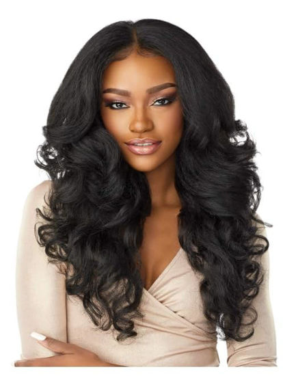 Picture of Sensationnel What Lace 13x6 Wigs - LATISHA synthetic wig Cloud 9 with preplucked hairline HD lace - Whatlace LATISHA (FLAMBOYAGESAND)