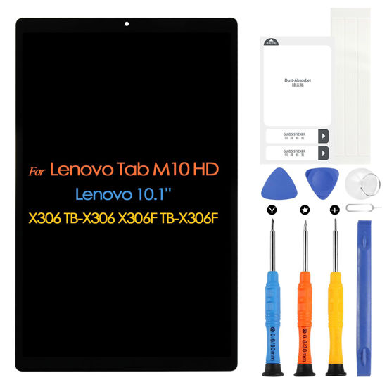 Picture of LCD Display for Lenovo Tab M10 HD Screen Replacement for Lenovo Tab M10 HD TB-X306 X306F 10.1 inch Touch Screen Digitizer Glass Assembly with Repair Parts