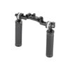 Picture of SZRIG Rosette Handgrips Rubber Handheld Handle with Dual 15mm Railblock for DLSR Camera Shoulder Mount Rig