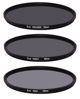 Picture of ICE 55mm Slim ND Filter Set ND1000 ND64 ND8 Neutral Density 10, 6, 3 Stop Optical Glass 55