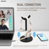 Picture of Wireless Headset, Bluetooth Headphones with Microphone Noise Canceling & Mute, Trucker Bluetooth Headset with USB Dongle for Cell Phone Computer Zoom Meetings Office Remote Work Call Center