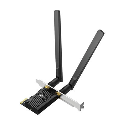 Picture of TP-Link WiFi 6 PCIe WiFi Card for Desktop PC AX1800 (Archer TX20E), Bluetooth 5.2, WPA3, 802.11ax Dual Band Wireless Adapter with MU-MIMO, Ultra-Low Latency, Supports Windows 11, 10 (64bit) Only