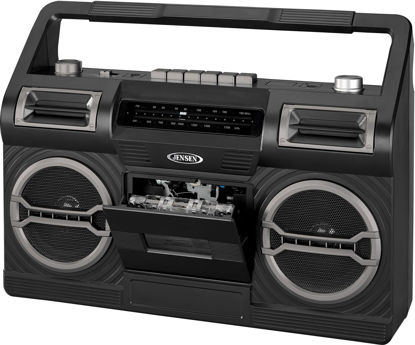 Picture of Jensen MCR-500 Portable AM/FM Radio with Cassette Player/Recorder and Built-in Speaker