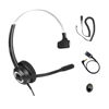 Picture of Phone Headset Noise Cancelling Mic RJ9 U10P Bottom Cable Compatible with Polycom VVX, Mitel, Shoretel, Avaya Digital Phones