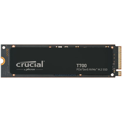 Picture of Crucial T700 4TB Gen5 NVMe M.2 SSD - Up to 12,400 MB/s - DirectStorage Enabled - CT4000T700SSD3 - Gaming, Photography, Video Editing & Design - Internal Solid State Drive