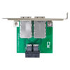 Picture of NFHK Dual Ports Mini SAS SFF-8088 to Internal SAS HD SFF-8643 PCBA Female Adapter with Low Profile Bracket