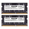 Picture of PNY Performance 32GB (2x16GB) DDR4 DRAM 3200MHz (PC4-25600) CL22 (Compatible with 2933MHz, 2666MHz, 2400MHz or 2133MHz) 1.2V Notebook/Laptop (SODIMM) Computer Memory Kit - MN32GK2D43200-TB