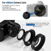 Picture of NEEWER 49mm 0.43X Ultra Wide Angle & 1.4X Macro Lens, 18mm Focus Compatible with Canon EOS Kiss M2 RP R10, 40.5-49mm Adapter Ring (not Included) Needed for Sony ZV-E10 A6400 A7 IV Nikon Z50, LS-20