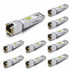 Picture of 10GBase-T SFP+ to RJ-45 Transceiver, 10Gbe SFP+ Copper Ethernet CAT.6a Module, up to 30-Meter, for Cisco SFP-10G-T-S, Meraki, Ubiquiti UniFi UF-RJ45-10G, Fortinet, Netgear AXM765 and More, Pack of 10