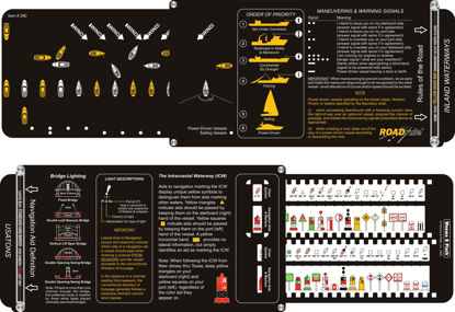 Picture of Weems & Plath Marine Navigation ROADrule Marine Navigation Aids, Rules of The Road and Light Characteristics (USATONS, U.S. Waters)