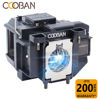 Picture of COOBAN ELPLP67 /V13H010L67 Replacement Projector Lamp Bulb with Housing for Epson PowerLite Home Cinema 750HD 710HD 500 600 EX5210 EX7210 EB-X11 EB-X14 EX3210 EX3212 EX6210 H429A H433A H518A MG-850HD