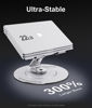 Picture of LOXP Ultra-Stable Swivel Laptop Stand for Desk, 300% Larger Base Stability, Military-Grade Aluminum, Anti-Loosening Structure, CNC Technology of Height Adjustable Laptop Stand, Suitable for 10"-17.3"