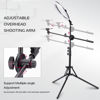 Picture of ULANZI Overhead 11" RGB Selfie Ring Light with Stand & Phone Holder, 68" Extendable Light Stand Kit w/Overhead Arm, 3200k-6500K Dimmable Light for Video Recording, Live Streaming, Portrait & Makeup