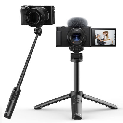 Picture of ULANZI RMT-01 Wireless Shooting Grip and Tripod for Sony, Canon, Nikon, and Other Vlog Cameras or Smartphones, Selfie Video Recording Vlogging Accessories for Content Creators and Vloggers