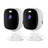 Picture of Rraycom 2pc Mini WiFi Home Security Cameras System-2K HD Indoor Camera with Playback, AI Motion Detection, Color Night Vision, Two-Way Audio, Cloud&SD Storage, Compatible with Alexa&Google Assistant