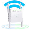 Picture of WiFi Extender Signal Booster for Home - 1200Mbps Wall-Through Strong WiFi Range Extender, 2.4 & 5G Wireless Internet Repeater with Ethernet Port, WiFi Booster Up to 3000 Sq.ft Full Coverage