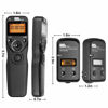 Picture of Remote Shutter Release for Nikon, Wireless Shutter Release Timer Remote Control Pixel TW-283 DC0/DC2 for Nikon Z6 Z7 Z9 D750 D610 D5200 D5300 D7500 D850 D800 D500