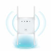 Picture of 1200Mbps WiFi Range Extender Wireless Signal Repeater Booster, Dual Band Expander, 4 Antennas 360° Full Coverage, Extend WiFi Signal to Smart Home & Alexa Devices (White)