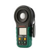 Picture of Mastech MS6612 Digital Luxmeter Illuminometer Light Meter Foot Candle Auto Range Peak 200000 Lux