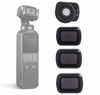 Picture of Smatree Magnetic ND Filters and Wide Angle Lens Set, Multi Coated Filters Pack (4 Pack) - ND4, ND8, ND16, WA Lens Compatible with DJI Osmo Pocket,Pocket 2 Camera