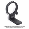 Picture of iShoot Lens Collar Support Compatible with Sony FE PZ 28-135mm f/4 G OSS SELP28135G, CNC Machined Lens Tripod Mount Ring, Bottom is ARCA Fit Quick Release Plate for ARCA-Swiss Type Tripod Ball Head