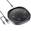 Picture of JOUNIVO USB Speakerphone, Omnidirectional Computer Speaker with Microphone,Plug and Plays Portable Speaker with Microphone for Holding Meetings Anywhere with Immersive Sound