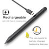 Picture of Rechargeable MPP 2.0 Tilt Pen Compatible for HP Touch Screen Devices | Compatible for HP Pavilion x360 with Magnetic Barrel | with 4096 Levels Pressure, Right-Click & Erase Function | Black (3J122AA)