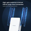 Picture of Tenda AX1500 WiFi Extender(A23), WiFi 6 Extender Signal Booster for Home, Dual Band Gigabit Port WiFi Repeater, WiFi Booster Covers up to 1500 sq.ft & 30 Devices, OFDMA&MU-MIMO, AP Mode&WPS Easy Setup