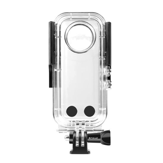 Picture of PULUZ 30m/98ft Dive Case for Insta360 X3 Underwater Waterproof Housing Cover Protective PC Shell Photography Housings with Bracket Camera Accessories