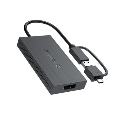 Picture of WAVLINK USB 3.0 to DisplayPort 4K Display Adapter, USB A or USB C to DP-Based Monitor, Thunderbolt 3/4 Compatible, 3840x2160@60Hz for Windows, Mac OS, Doesn't Support Linux & iPad OS