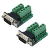 Picture of Antrader 2-Pack DB9 D-SUB 9 Pin Male and Female Adapter RS232 to Terminal Board Signal Module