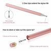 Picture of Stylus Pen for Touch Screens, High Sensitivity Pencil Magnetism Cover Cap for iPad Pro/iPad Mini/iPad Air/iPhone Series All Capacitive Touch Screens (Rose Gold)