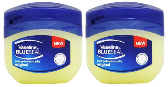 Picture of Vaseline Unscented Petroleum Jelly Balm 50ml - Pack of 2, Hypoallergenic, for All Skin Types