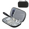 Picture of FYY Electronic Organizer, Travel Pouch Electronic Accessories Carry Case Portable Waterproof All-in-One Storage Bag for Cable, Cord, Charger, Phone, Earphone - Small - Black