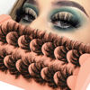 Picture of Mink Lashes Fluffy Dramatic False Eyelashes Wispy Strip Lash Thick Volume Long Eyelashes 22MM Fake Eye Lashes by Winifred