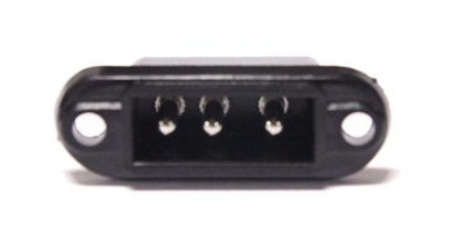 Picture of Redman CB Ham radio 3 Pin Power Cord panel Jack