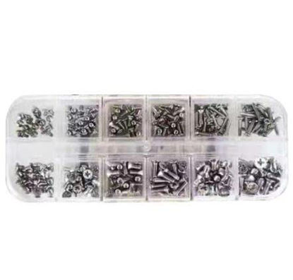 Picture of Easycargo 240pcs 12 Sizes Laptop Screws Kit, Notebook Computer Replacement Screws Assortment Kit,M2 M2.5 M3, for Lenovo Toshiba Gateway Samsung HP IBM Dell Sony Acer Asus SSD Hard Disk SATA SSD M.2