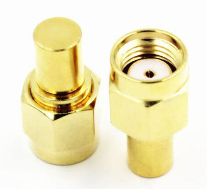 Picture of DHT Electronics RP-SMA Male Jack Center coaxial Termination Loads 1W 3.0GHz 50 ohm Pack of 2