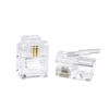 Picture of SMITON 100PACK Telephone Plug 6P2C RJ11 Modular Plug (6/2, Telephone Cord Connector)