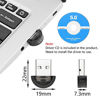 Picture of USB Bluetooth Adapter for PC YACSEJAO USB Mini Bluetooth 5.0 Dongle for Computer Desktop Wireless Transfer for Mouse, Keyboard, Headphones, Speaker and Other Bluetooth Devices