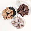 Picture of Scrunchies for Women Satin Hair Scrunchies for Girls Ponytail Holders Big Scrunchies for Thick Curly Hair Satin Silk Scrunchies for Hair Sleep Cute Pony Tails Hair Ties