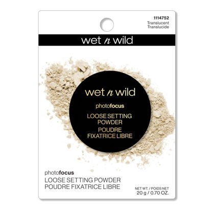 Picture of Loose Setting Powder By Wet n Wild Photo Focus Loose Finishing Powder Off-White Translucent