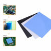 Picture of CPU Thermal Pad, Heatsink Cooling Conductive Silicone Pads / 100x100x2mm / Soft and Easy to Apply(Black)