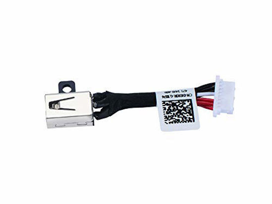 Picture of Iwlikey DC Power Jack Harness Compatible with Dell Inspiron 11 3148 JDX1R 13-7347 13-7348 13-7352 13-7353 13-7359 P57G 13-7000 [1 Pack]