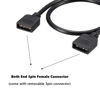 Picture of Besvalo RGB Extension Cable 3 Pin, RGB Interface Extension Cable, 5 V Argb 3-Pin Connector Hub